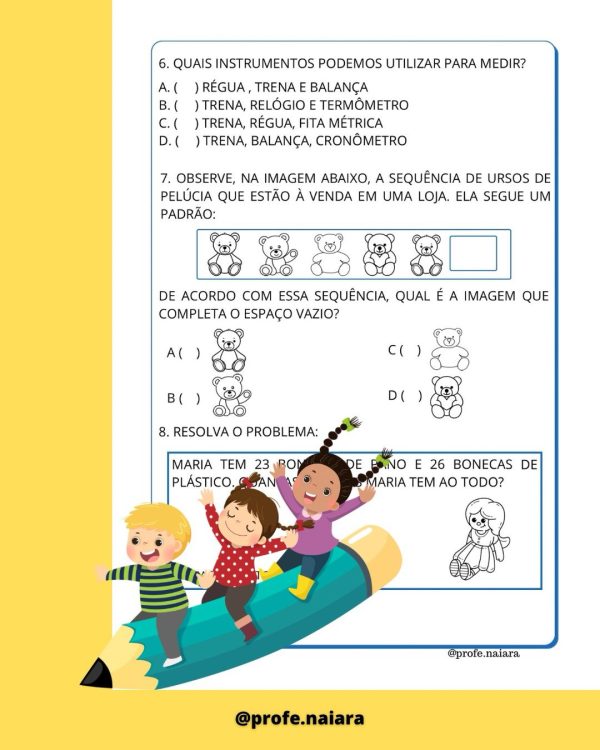 Avaliações 2° bimestre 2° ano - Imagem 14