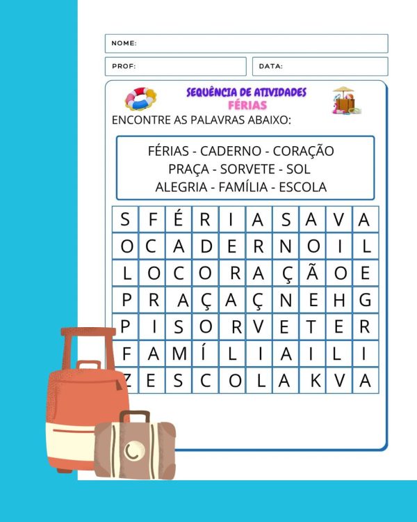 Sequência de atividades: Férias 1° Ano - Imagem 12
