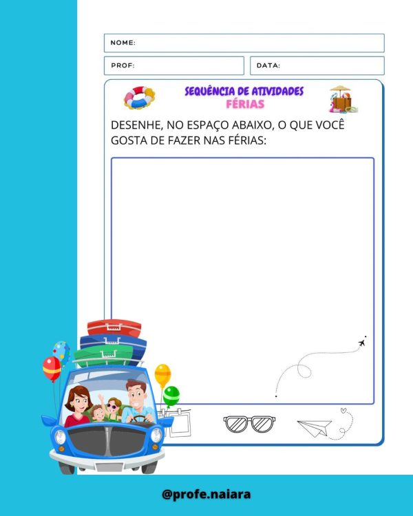 Sequência de atividades: Férias 1° Ano - Imagem 4