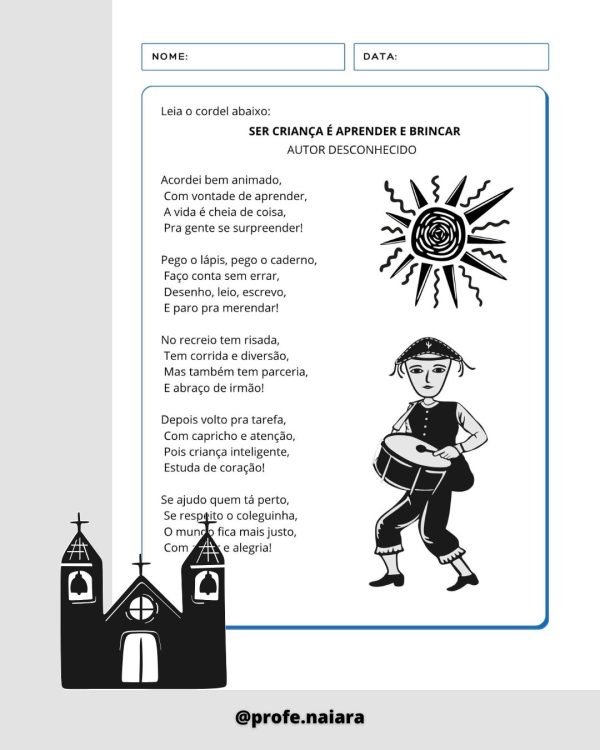 Sequência de atividades: Ser criança é aprender e brincar 4° ano - Imagem 2