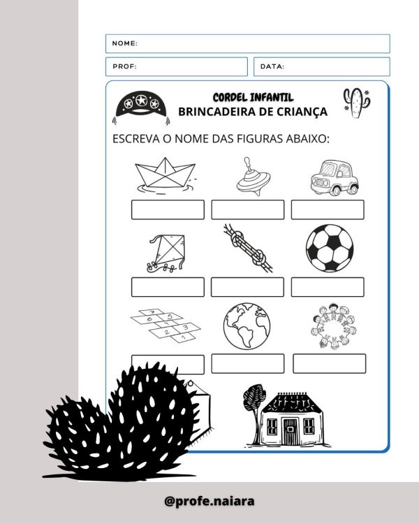 Sequência de atividades: Cordel brincadeira de criança 2° Ano - Imagem 5