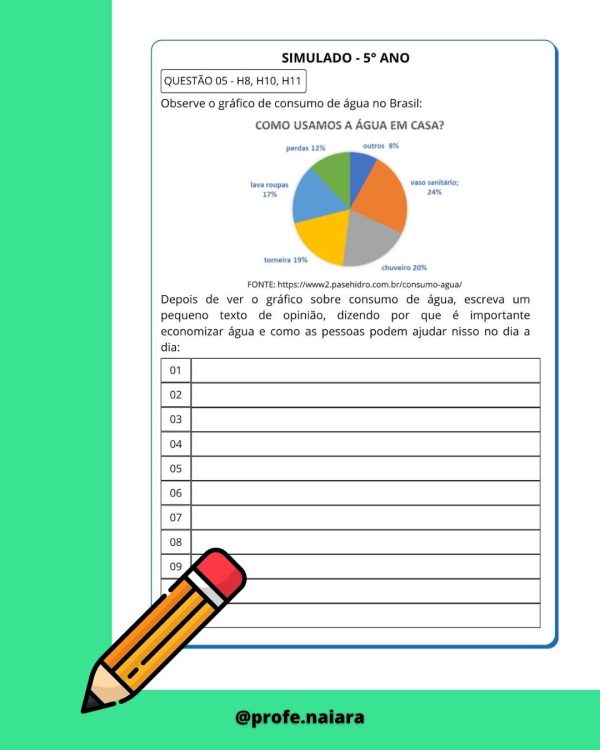 SAEB produção de texto 5° Ano 2° Edição - Imagem 6