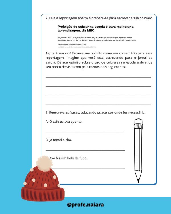 Sequência de atividades: Inverno 3° ano - Imagem 6