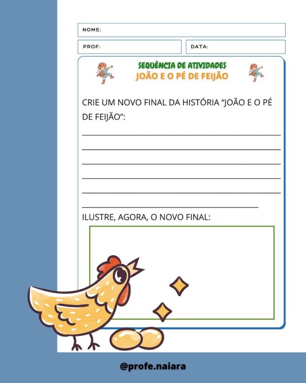 Sequência de Atividades: João e o pé de feijão  1° ano - Imagem 9