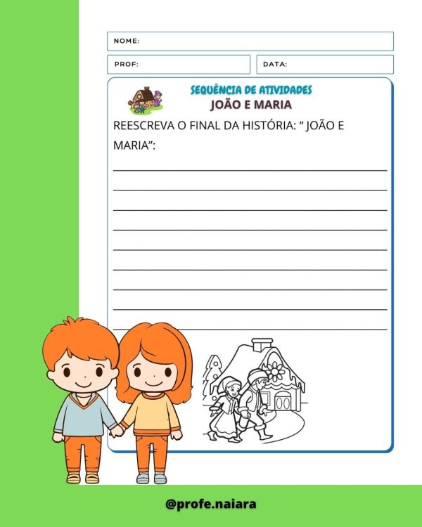 Sequência de Atividades: João e Maria  2° ano - Imagem 9