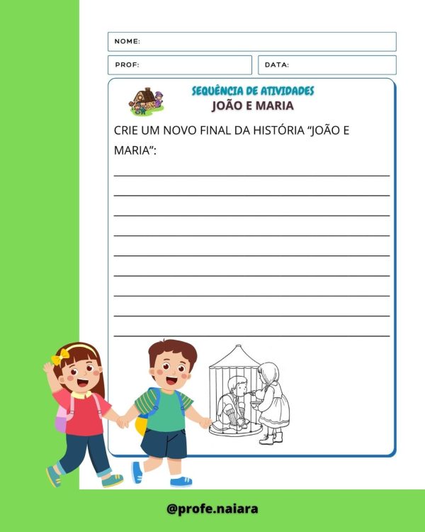 Sequência de Atividades: João e Maria  2° ano - Imagem 10