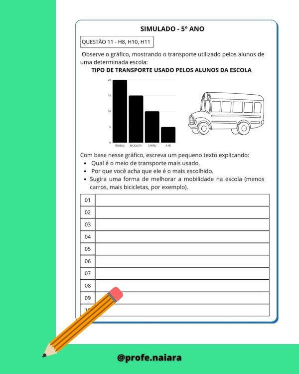 SAEB produção de texto 5° Ano 2° Edição - Imagem 11