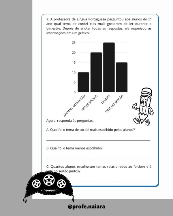 Sequência de atividades: Cordel 5° ano - Imagem 8