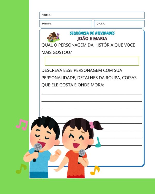 Sequência de Atividades: João e Maria  2° ano - Imagem 12