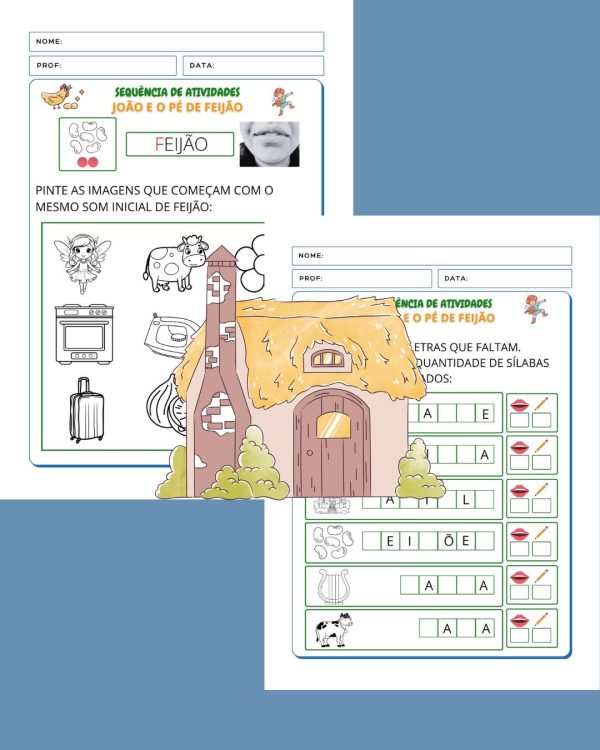 Sequência de Atividades: João e o pé de feijão  1° ano - Imagem 14