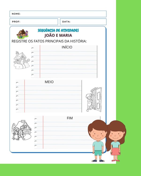 Sequência de Atividades: João e Maria  2° ano - Imagem 15