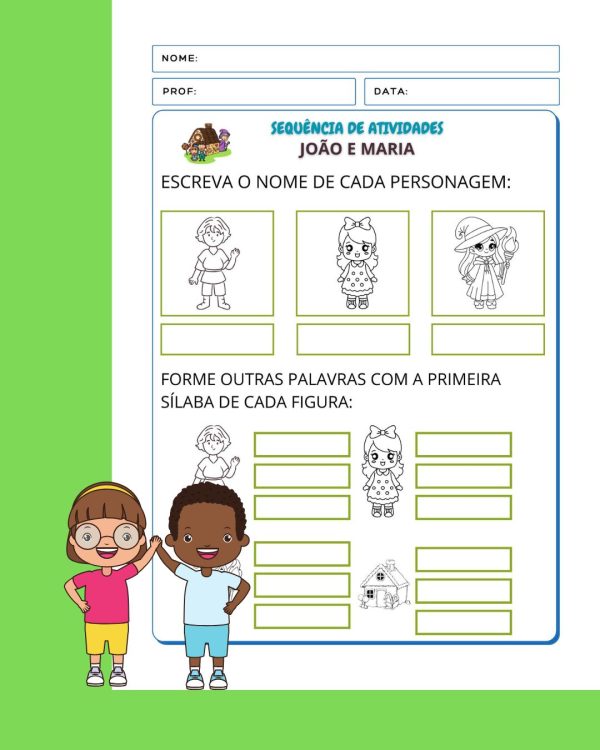 Sequência de Atividades: João e Maria  2° ano - Imagem 16