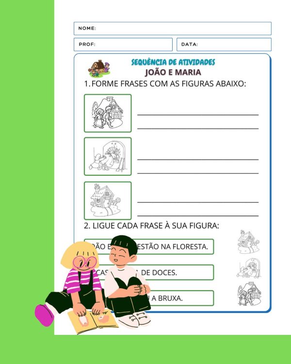 Sequência de Atividades: João e Maria  2° ano - Imagem 18