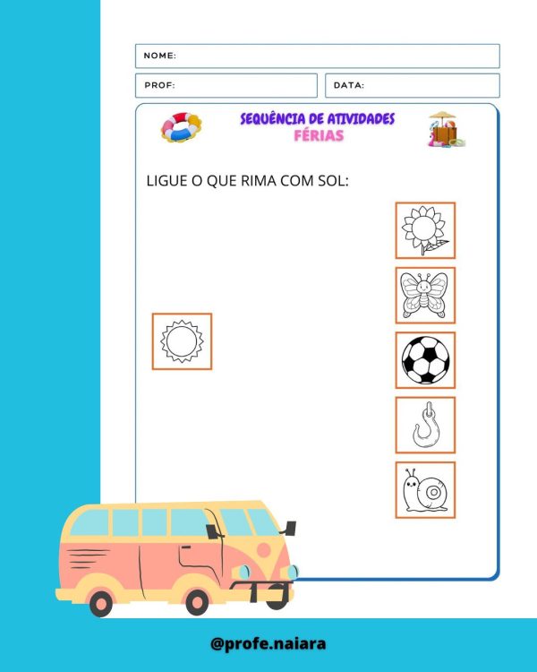 Sequência de atividades: Férias 1° Ano - Imagem 8