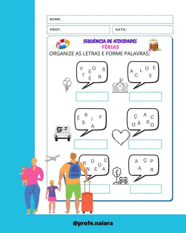 Sequência de atividades: Férias 1° Ano - Imagem 10