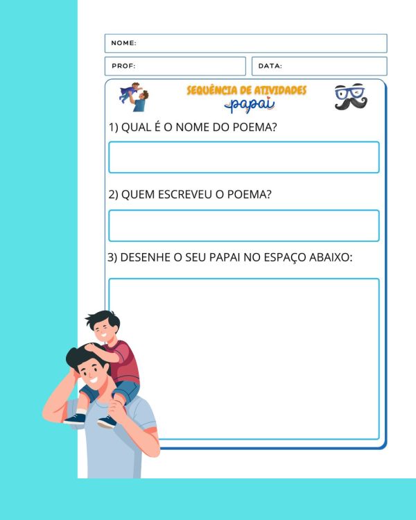 Sequência de atividades Dia dos Pais para 1°ano  - Imagem 3