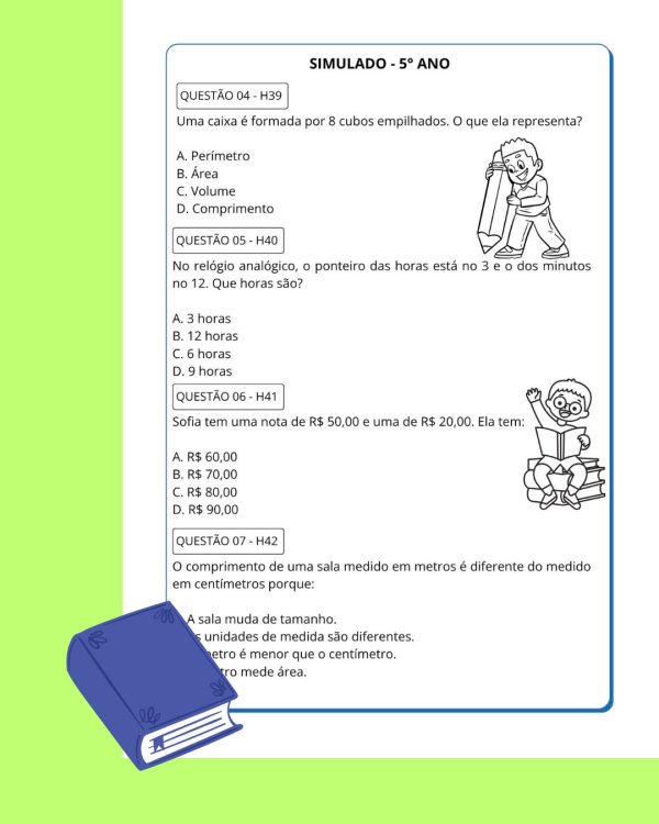 Combo SAEB Língua portuguesa e Matemática - 5° Ano 3° Edição - Imagem 10