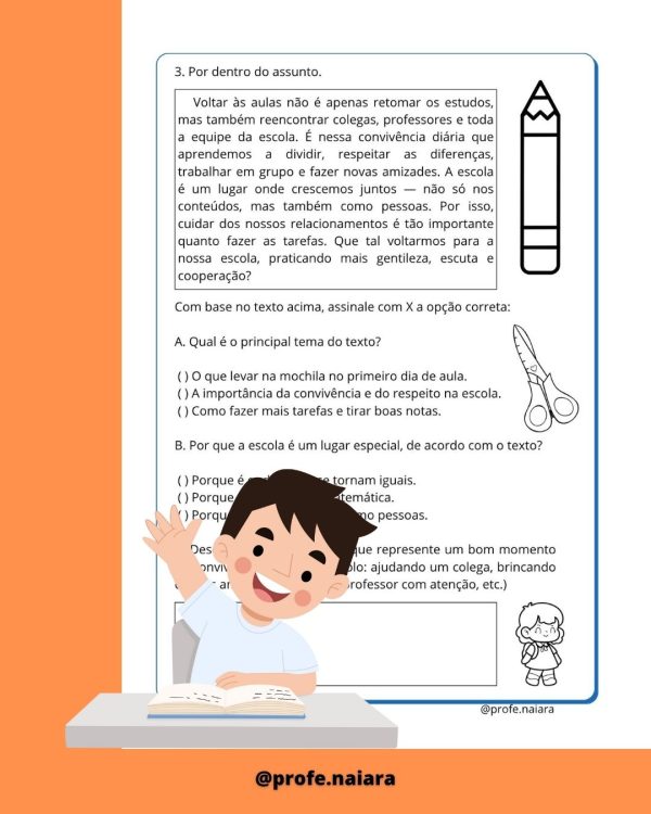 Sequência de atividades: Volta as aulas 4° Ano - Imagem 4