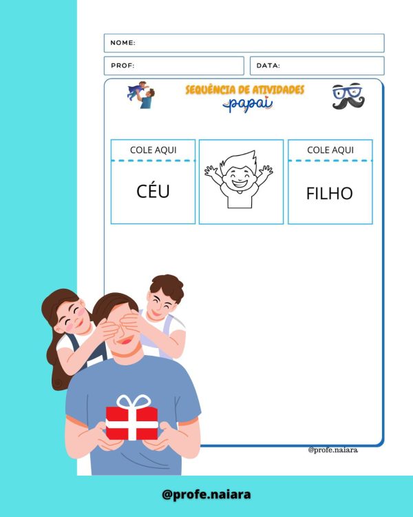 Sequência de atividades Dia dos Pais para 1°ano  - Imagem 5