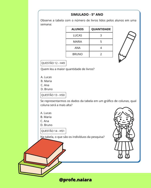 Combo SAEB Língua portuguesa e Matemática - 5° Ano 3° Edição - Imagem 12
