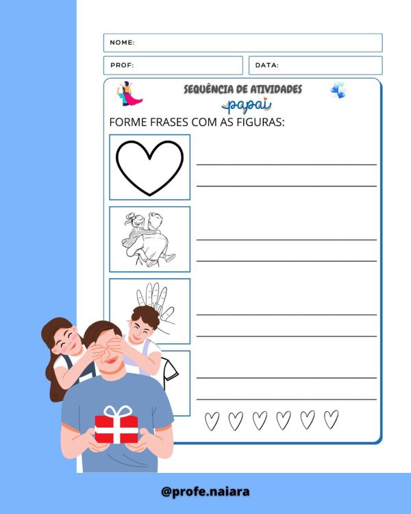 Sequência de atividades Dia dos Pais para 2°ano  - Imagem 6