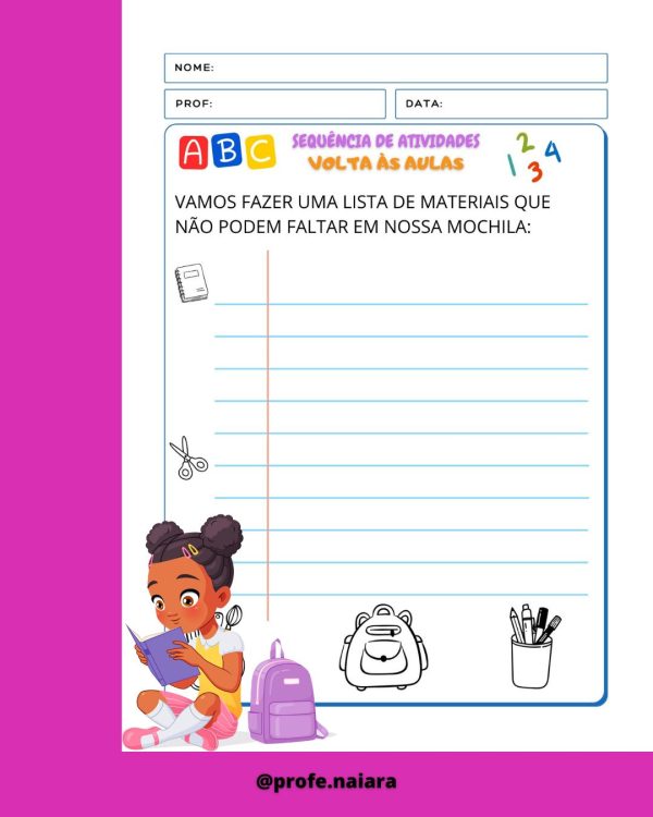 Sequência de atividades: Volta às aulas 2° Ano - Imagem 6