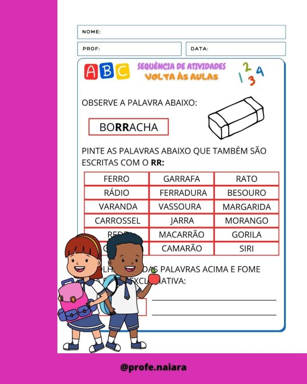 Sequência de atividades: Volta às aulas 2° Ano - Imagem 8