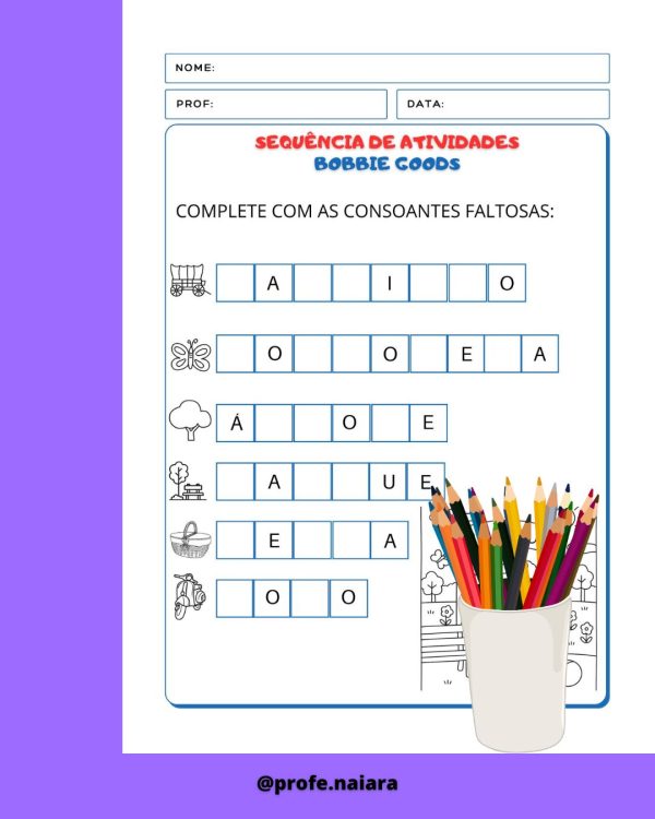 Sequência de Atividades: Bobbie Goodds  1° ano - Imagem 8
