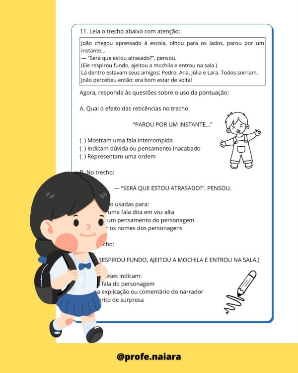Sequência de atividades: Volta as aulas 5° Ano - Imagem 9
