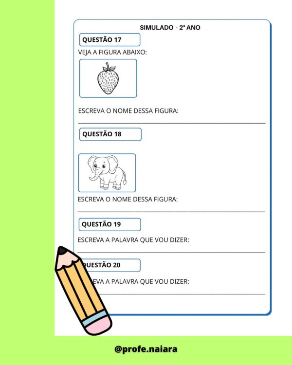 Simulado SAEB Língua Portuguesa 2° ano - 3° Edição - Imagem 9