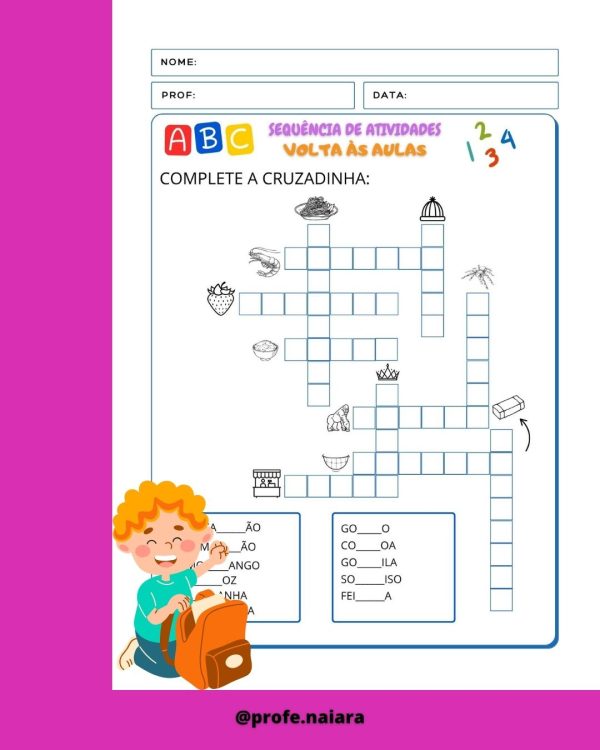 Sequência de atividades: Volta às aulas 2° Ano - Imagem 9