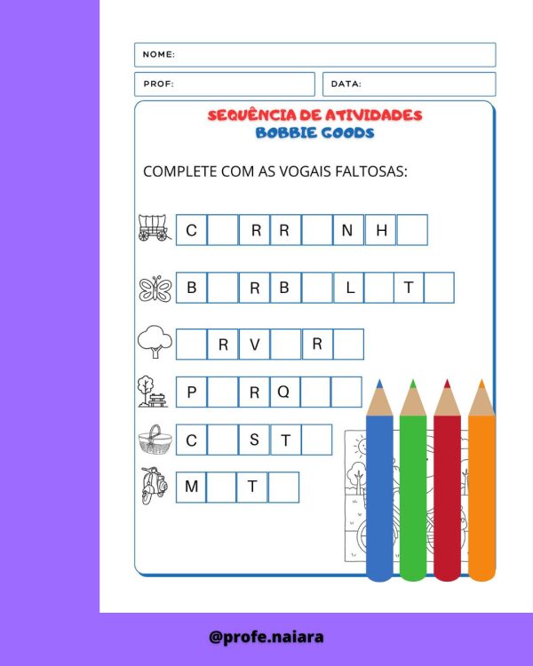 Sequência de Atividades: Bobbie Goodds  1° ano - Imagem 9