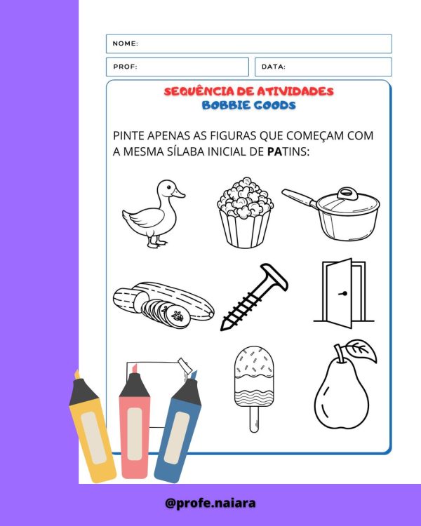 Sequência de Atividades: Bobbie Goodds  1° ano - Imagem 10
