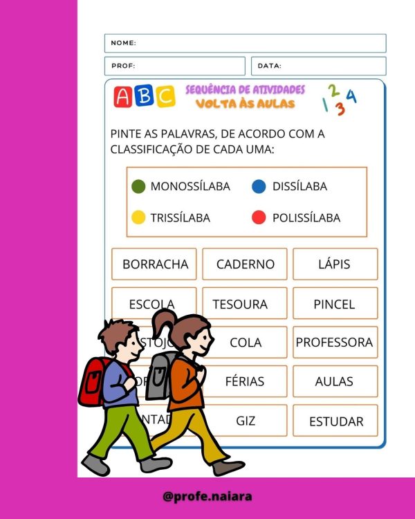 Sequência de atividades: Volta às aulas 2° Ano - Imagem 11