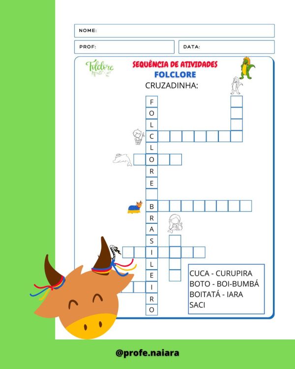 Sequência de atividades: Folclore 1° ano 2025 - Imagem 12
