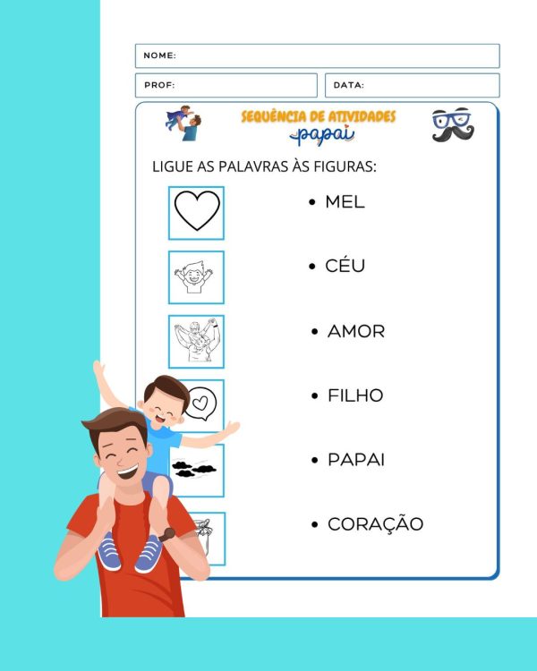 Sequência de atividades Dia dos Pais para 1°ano  - Imagem 12