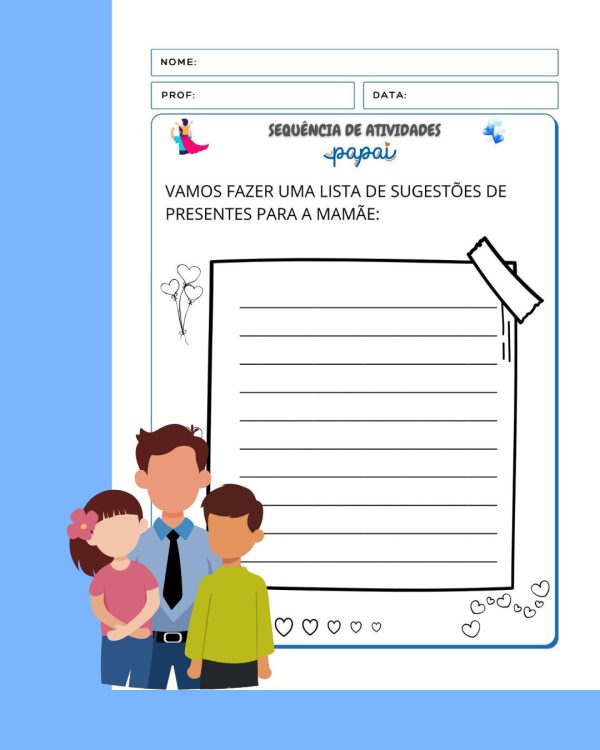 Sequência de atividades Dia dos Pais para 2°ano  - Imagem 12