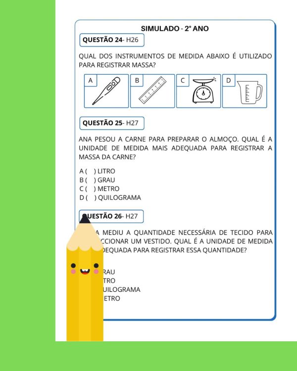 Simulado SAEB matemática 2° ano - 3° edição - Imagem 12