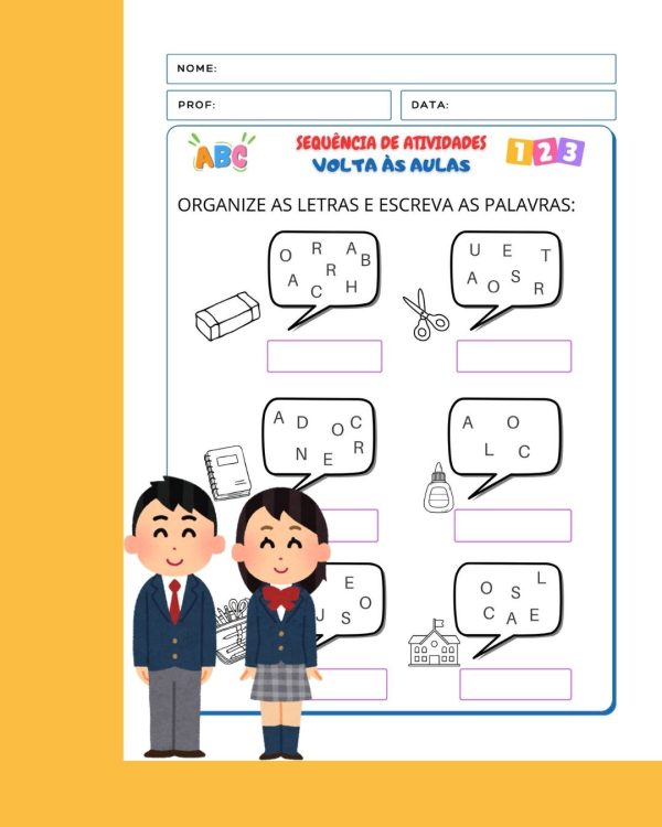 Sequência de Atividades: Volta às aulas  1° ano - Imagem 13
