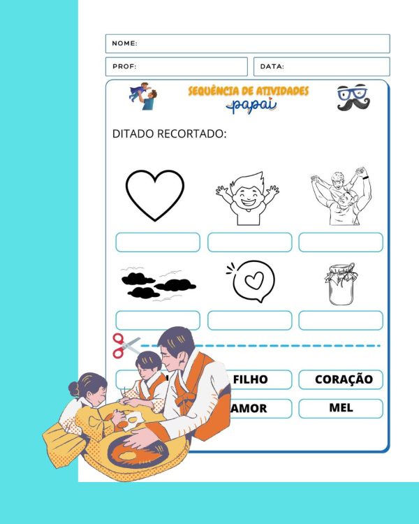 Sequência de atividades Dia dos Pais para 1°ano  - Imagem 13