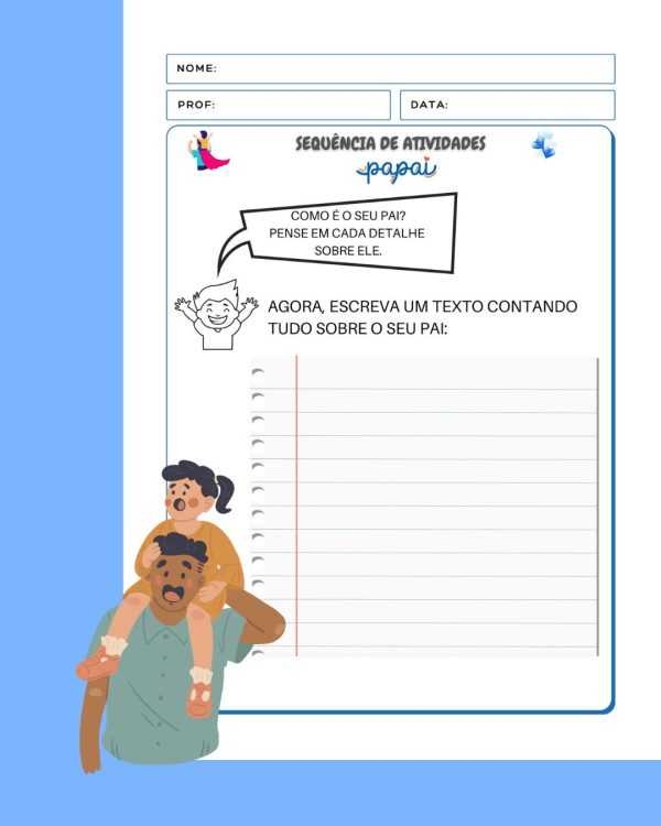 Sequência de atividades Dia dos Pais para 2°ano  - Imagem 13