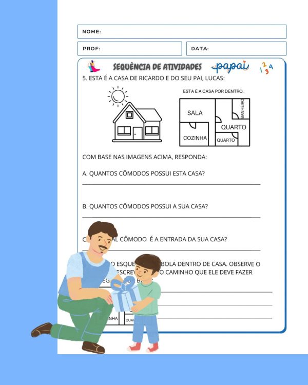 Sequência de atividades Dia dos Pais para 2°ano  - Imagem 18