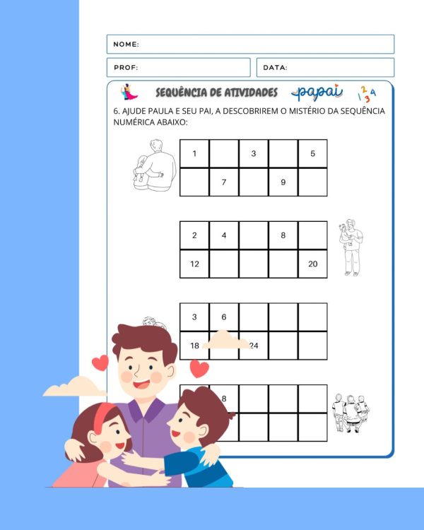 Sequência de atividades Dia dos Pais para 2°ano  - Imagem 19