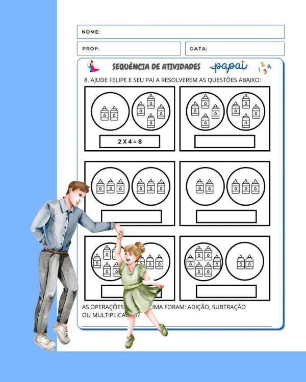 Sequência de atividades Dia dos Pais para 2°ano  - Imagem 21
