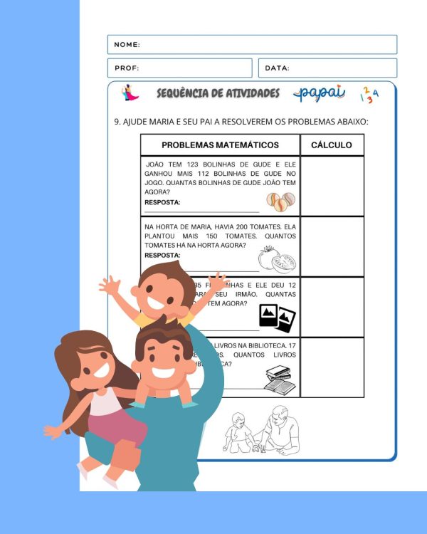 Sequência de atividades Dia dos Pais para 2°ano  - Imagem 22