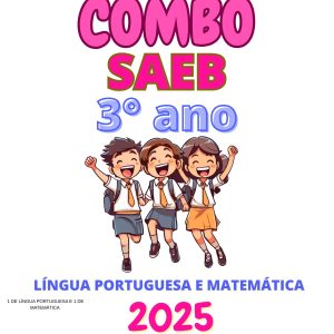 Combo SAEB Língua Portuguesa e Matemática - 3° Ano 2025