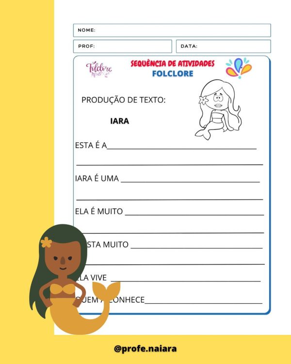 Sequência de atividades: Folclore 2° ano 2025 - Imagem 14