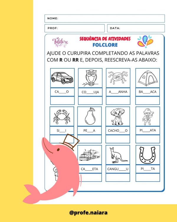 Sequência de atividades: Folclore 2° ano 2025 - Imagem 16