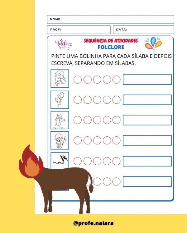 Sequência de atividades: Folclore 2° ano 2025 - Imagem 18