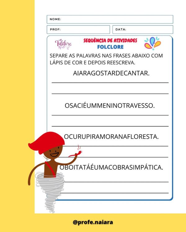 Sequência de atividades: Folclore 2° ano 2025 - Imagem 21